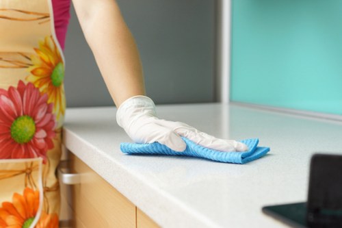 Local carpets cleaner in Queenspark using advanced cleaning equipment on carpet