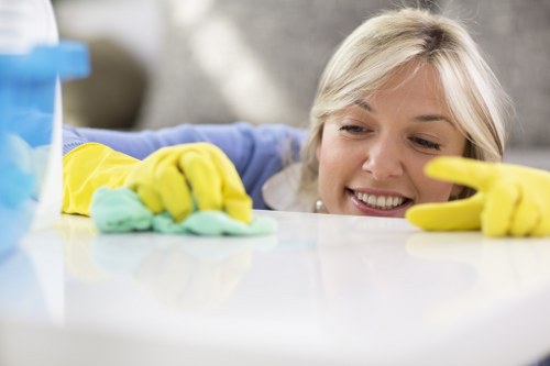 Carpet cleaning specialist in Queenspark removing dirt and odors from flooring